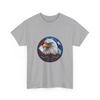 Bald Eagle Flag Circle T-Shirt Patriotic American Eagle Tee