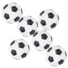 Table Soccer Foot s Replacement   Plastic Black and White Soccer  (4Pcs)