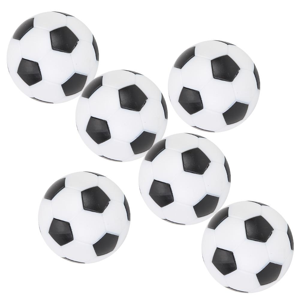 Table Soccer Foot s Replacement Plastic Black and White Soccer (4Pcs)