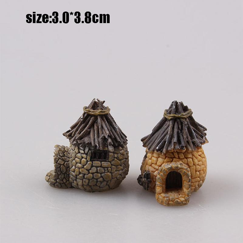 Small House Micro Landscape Decorating Accessories Resin Small House Decoration Villa Decoration Desk Decoration