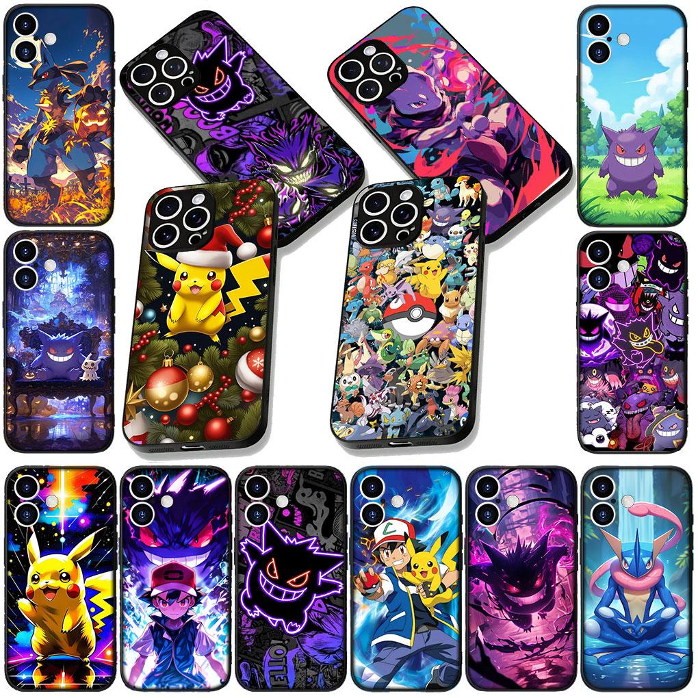 Cover for Motorola Moto Edge 50 30 Fusion 40 NEO Ultra Pro E14 G20 E15 G35 G84 G13 G53 Case P-Pikachus P-Pokemons GO Gengar