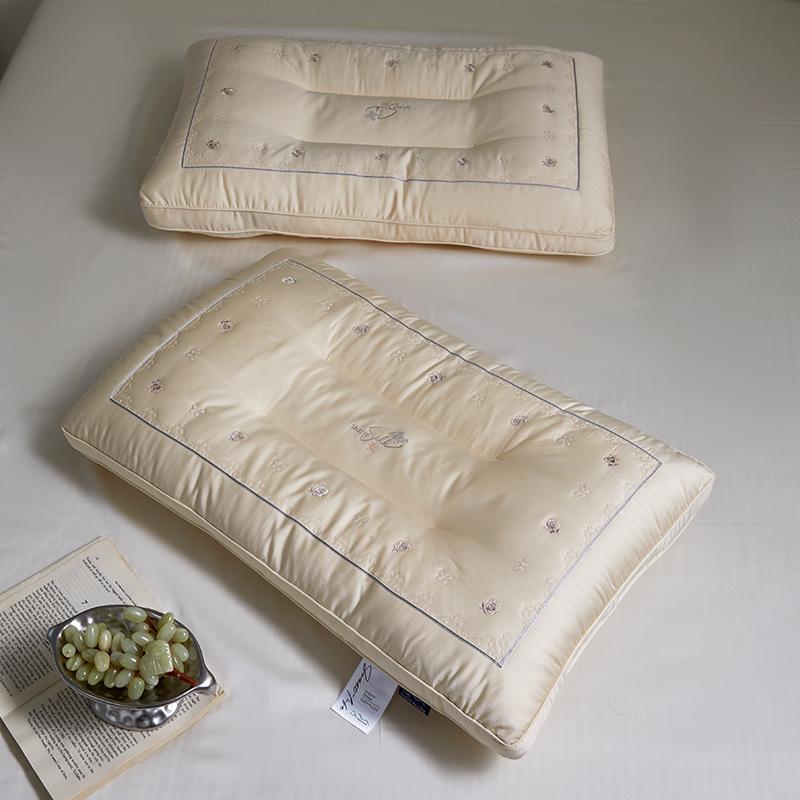 Silk Neck Support Pillow - Skin-Friendly, Soft Satin for Adults