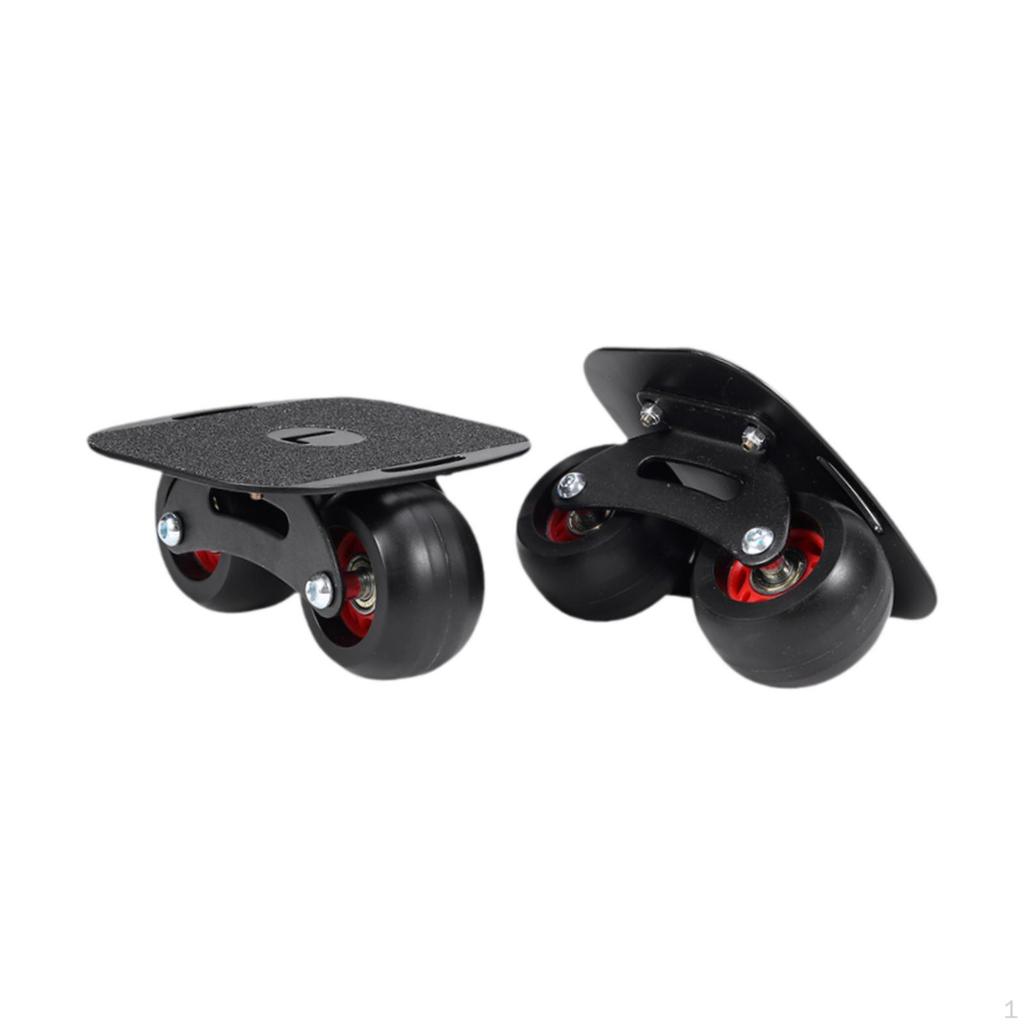1 Pair of Skateboards, Non-slip, Portable, Fashionable, Light Gift Scooter-street Skates with Wheels