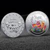 Happy Birthday Colorful Commemorative Coin Medal - Creative Lucky Gift
