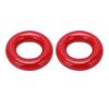 2pcs Golf Weighting Ring Round Glossy Trainning Club Swing Weight Donut for Warm Up Red