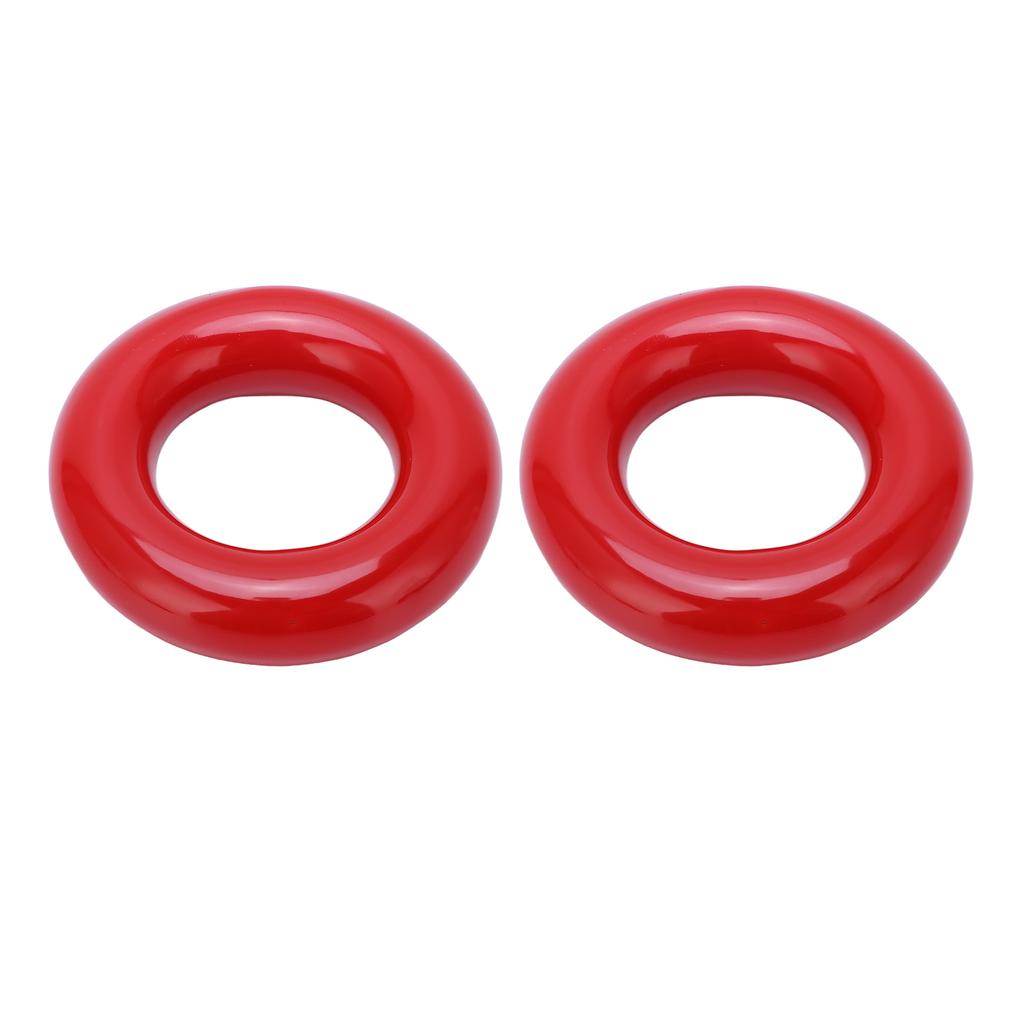 2pcs Golf Weighting Ring Round Glossy Trainning Club Swing Weight Donut for Warm Up Red
