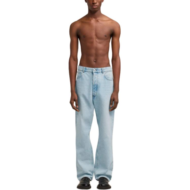 Ami Straight Leg Loose Fit Jeans UTR440DE0027448