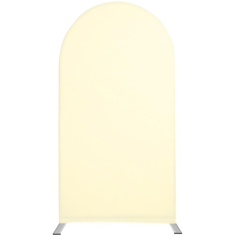 U-Shaped Iron Arch Kit with Elastic Cloth Cover for Parties & Weddings