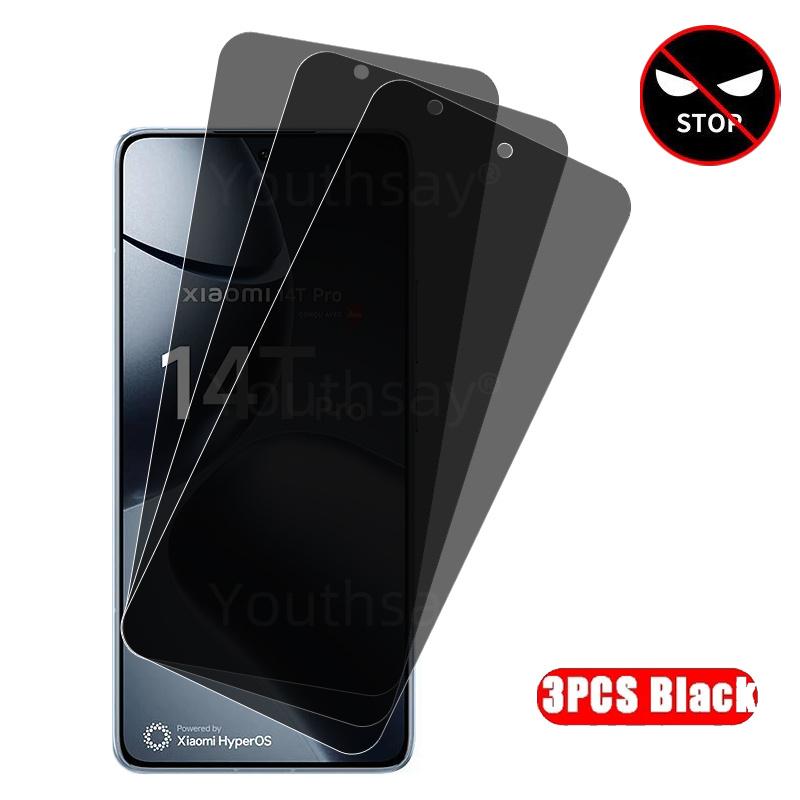 Privatumo ekrano apsauga Xiaomi 14T Grūdintas stiklas Xiaomi 14T Pro Anti-spy Apsauginė plėvelė telefonui Xiaomi 14T