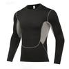 Men's Quick-Dry Long Sleeve Sports Shirt: Basketball, Running, Cycling, Fitness Wear, High Elastic & Breathable.