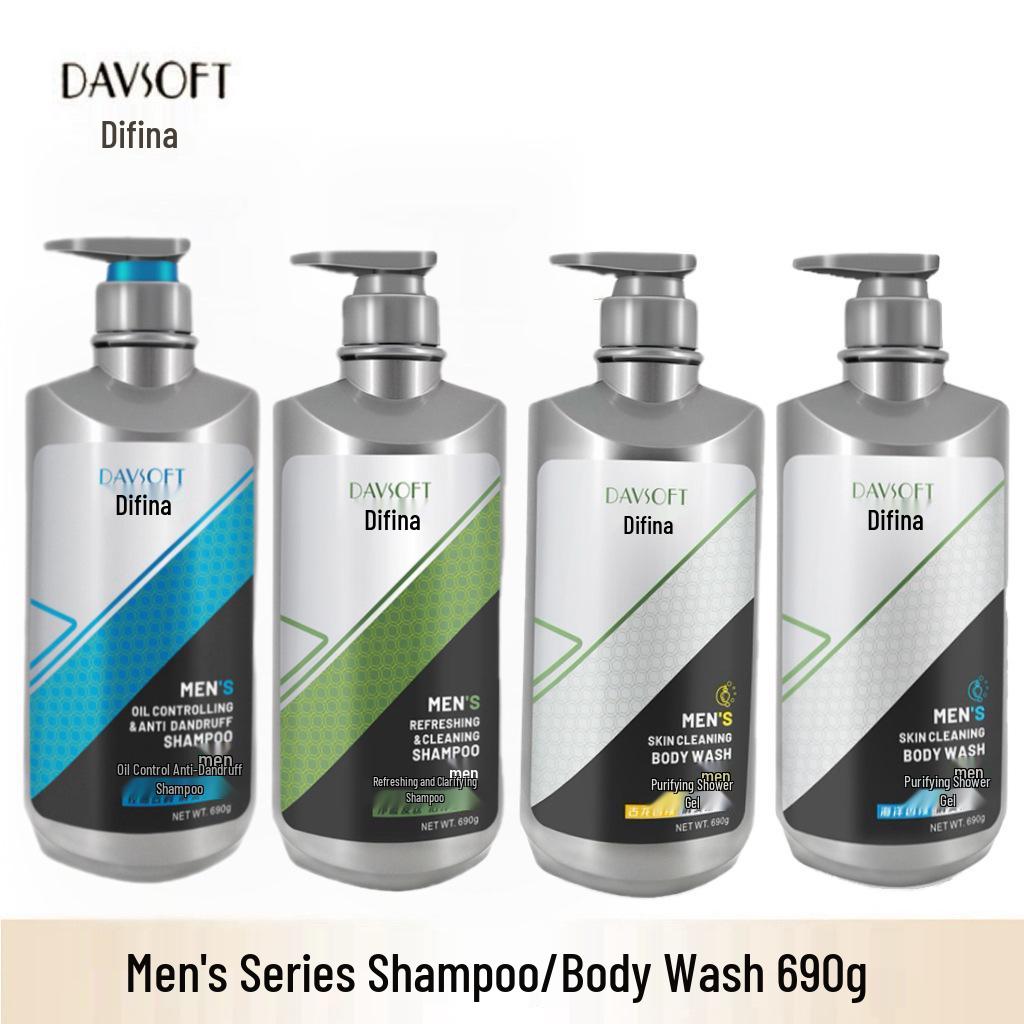 Difina Men's Oil Control Anti-Dandruff Shampoo & Shower Gel 690g