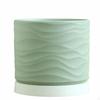 Ceramic Flower Pot with Tray, Modern Minimalist Design, Ins Inspired, Desktop Planter for Home