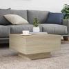 Coffee Table Sonoma Oak 55 X 55 X 31 Cm Particleboard