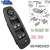 96749624ZD Front Left Driver Side Electric Power Window Switch Lifter Control Button Parts for PEUGEOT 208 2008 Car Accessories