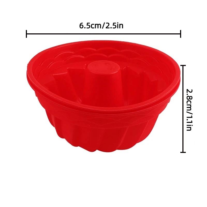 Silicone Cake Mold Food Grade BPA Free Reusable Flexible Non-Stick Baking Tool for Home Bakery DIY Cheese Cake Mousse Making