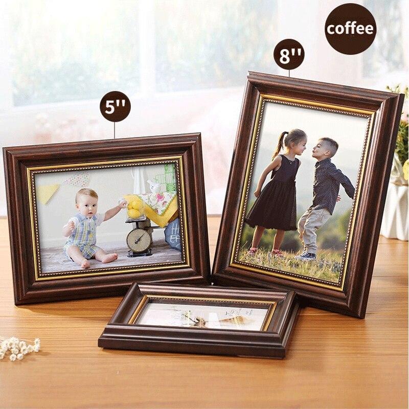1pcs Europe Style Resin Photo Frame Rectangle Picture Frames Living Room Tabletop Ornament Home Decoration
