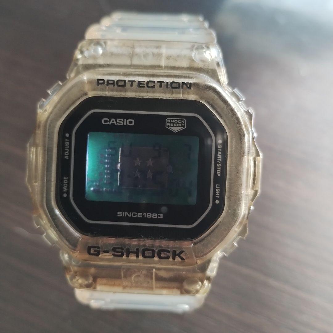 

[Б/У] CASIO G-SHOCK Юбилейное лимитированное издание Цифровые часы, Прозрачная смола