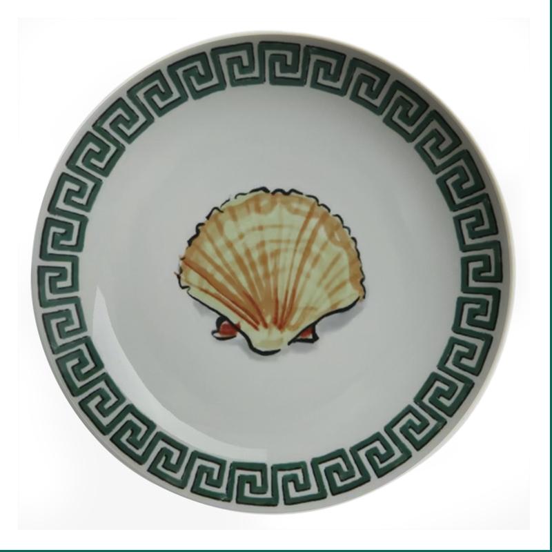 Italian Ginori 1735 Poseidon Tour Plate Ceramic Decorative Ornaments Dish Living Room Bedroom Background Wall Hanging Plate
