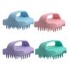 Shampoo Brush Ergonomic Soft Silicone Scalp Massager Non-Slip Handle Massage Mud Shampoo Brush Hair Washing Tool