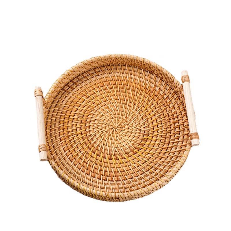 Handwoven Rattan Storage Basket
