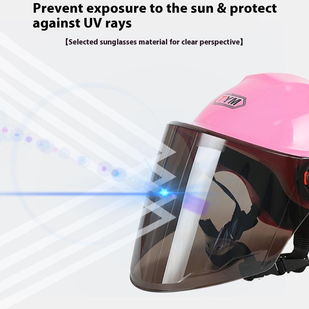 Electric Car Helmet Men's and Women's Universal Hard Hat Light Half Helmet