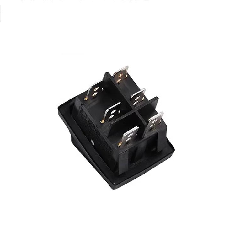 1/5/20PCS 3 Position 6 Pins KCD4 Waterproof Switch ON-OFF-ON Rocker Switch 12V Power Switch self-Locking 16A 250VAC 20A125VAC