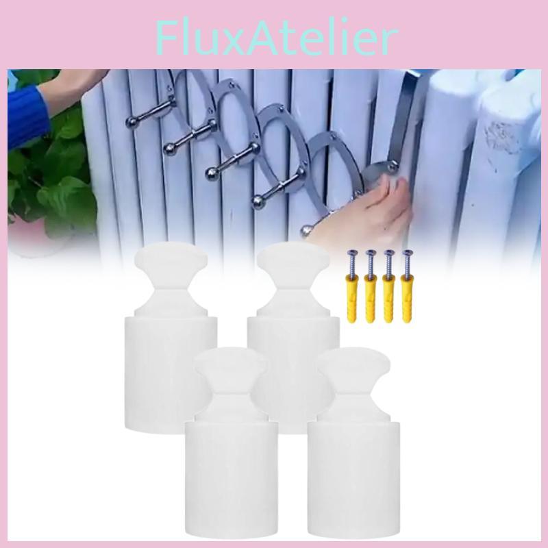 Bathroom Radiator Fixation Clips With Screw Set For Bathroom Decor And Accessories