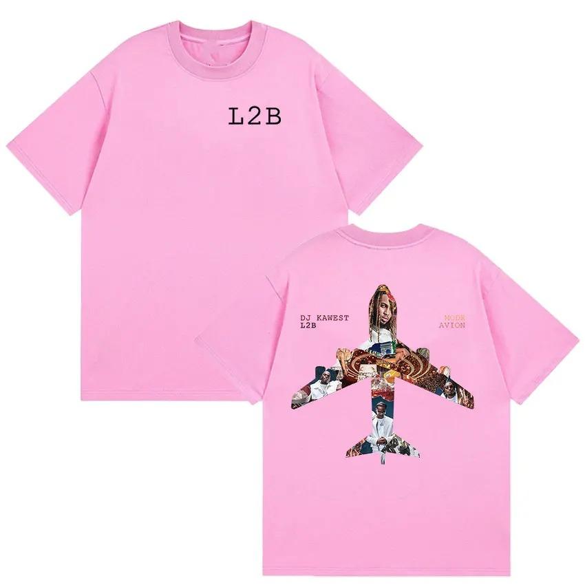Rapper Nes Pour Briller L2B Tour 2026 Graphic T Shirts Men's Women Hip Hop Fashion Short Sleeve T-shirt Vintage Cotton Tees Streetwear