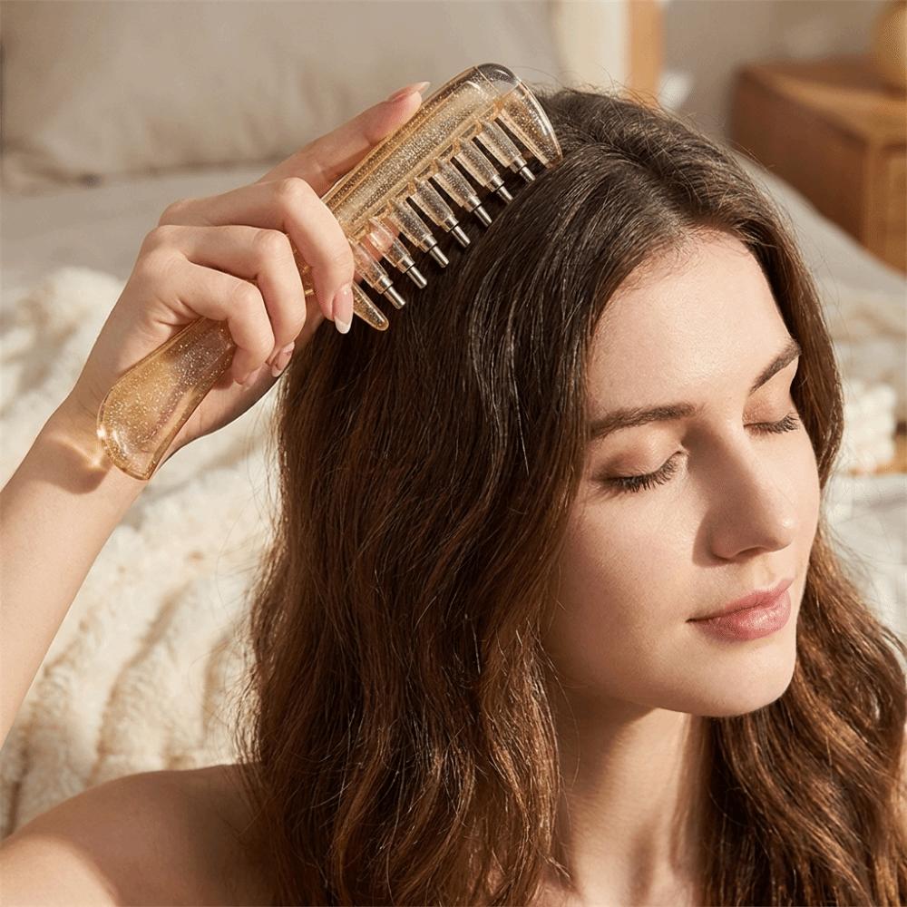 Anti-Static Hair Firming Applicator Wide-tooth Scalp Massage Comb Mother's Day