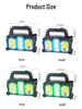 Rechargeable Custom Solar Three-Light Emergency & Camping Spotlight