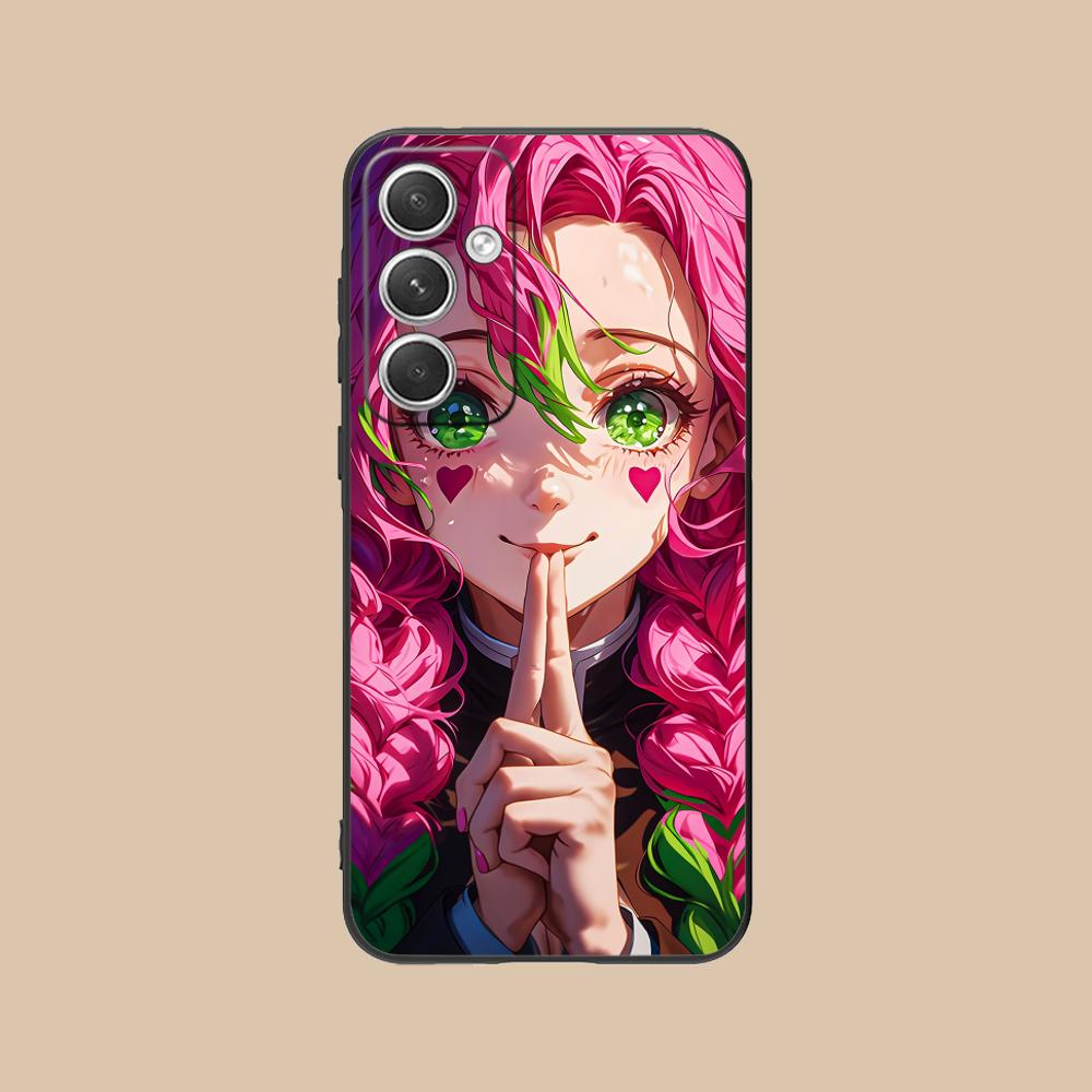 Demon Slayer Mitsuri Phone Case for Samsung Galaxy S25 S24 S23 S22 S21 S20 Note20 Plus FE Ultra Colour Protective Pretty Luxury