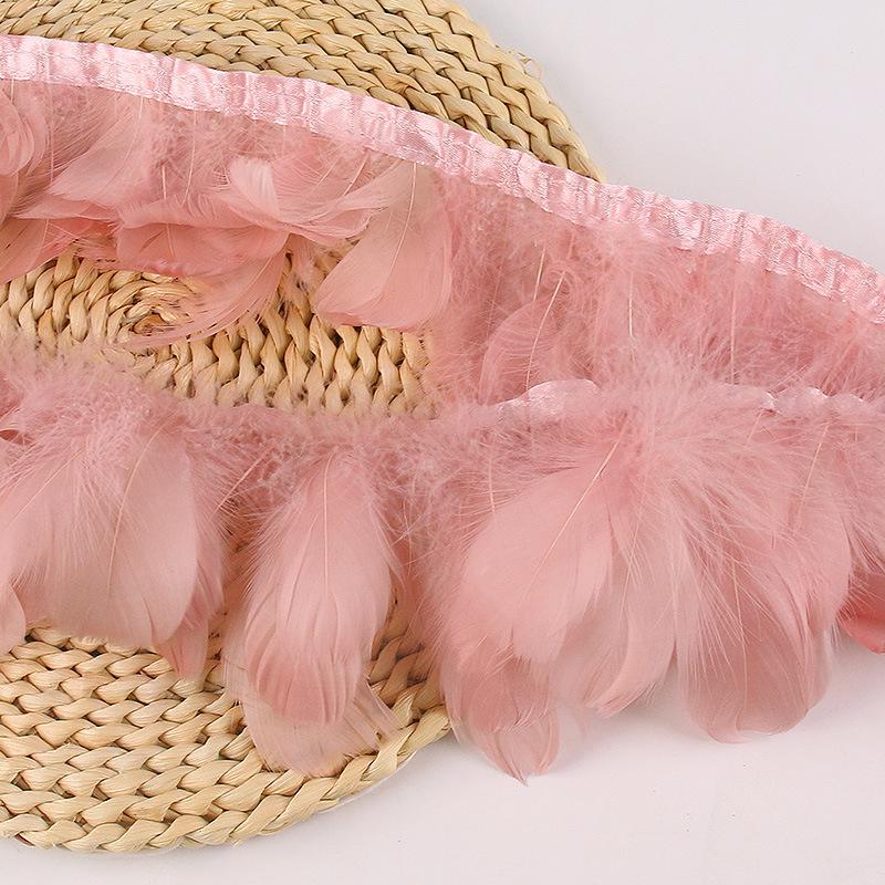 

1 Бежевый Средний Перьевая ткань С полосками из перьевой ткани Гусиное перо Сделай сам Одежда Осветительные аксессуары Поделки Украшение