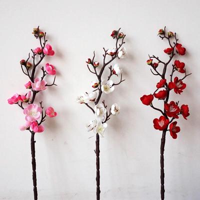 Künstlicher Pfirsich- und Pflaumenblütenbaum-Schmuck – Chinesisches Neujahrs-Dekorations-Blumenarrangement