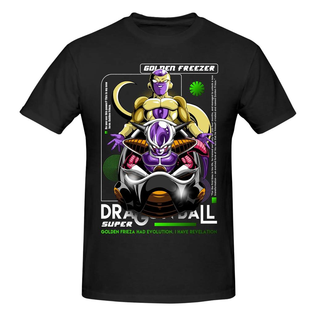 2026 New Female Male Dragon Ball T Shirts Streetwear Short Sleeves Pure Cotton Freiza T-shirt Leisure Novelty Design Graphic Tees Shirt