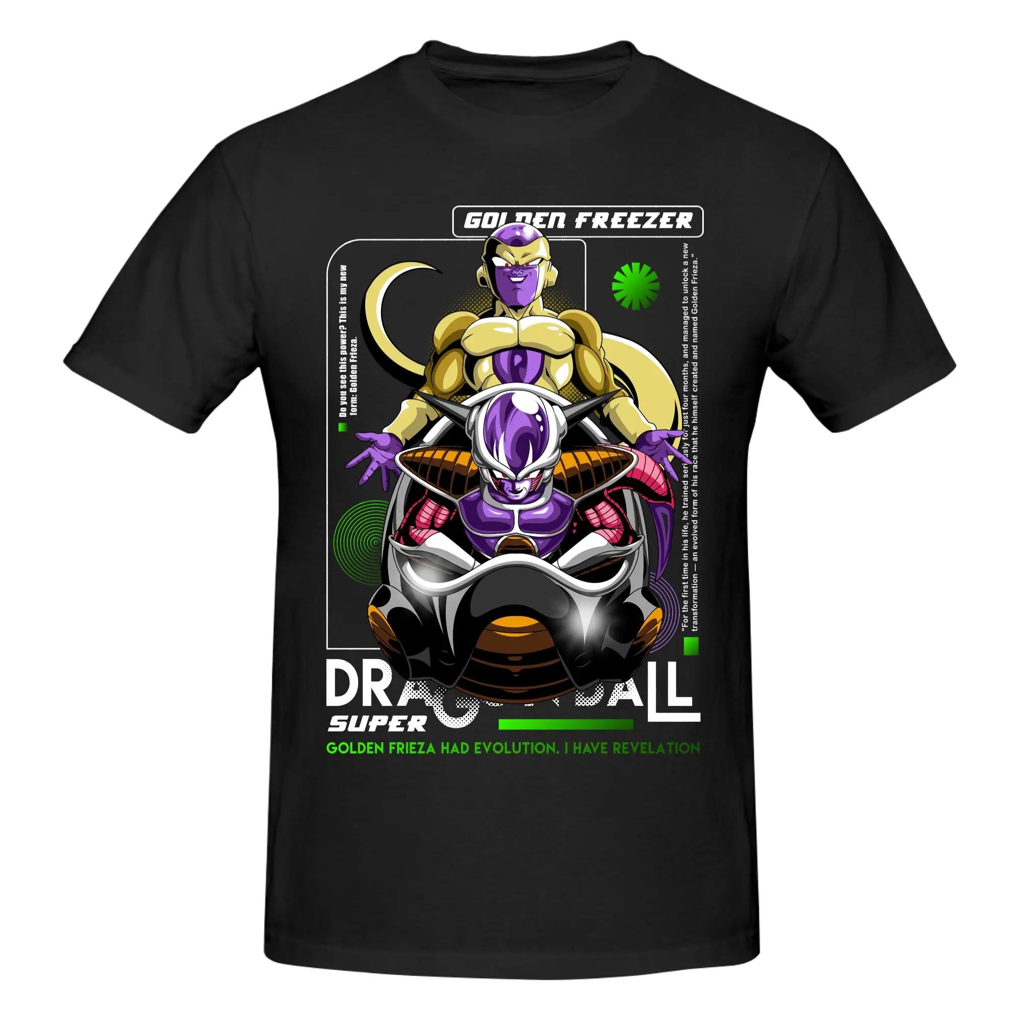 

2026 Новые Мужские Женские Футболки Dragon Ball Streetwear С коротким рукавом 100% Хлопок Футболка с Фризой Повседневный Новый Дизайн Графические Футболки Рубашка 4XL