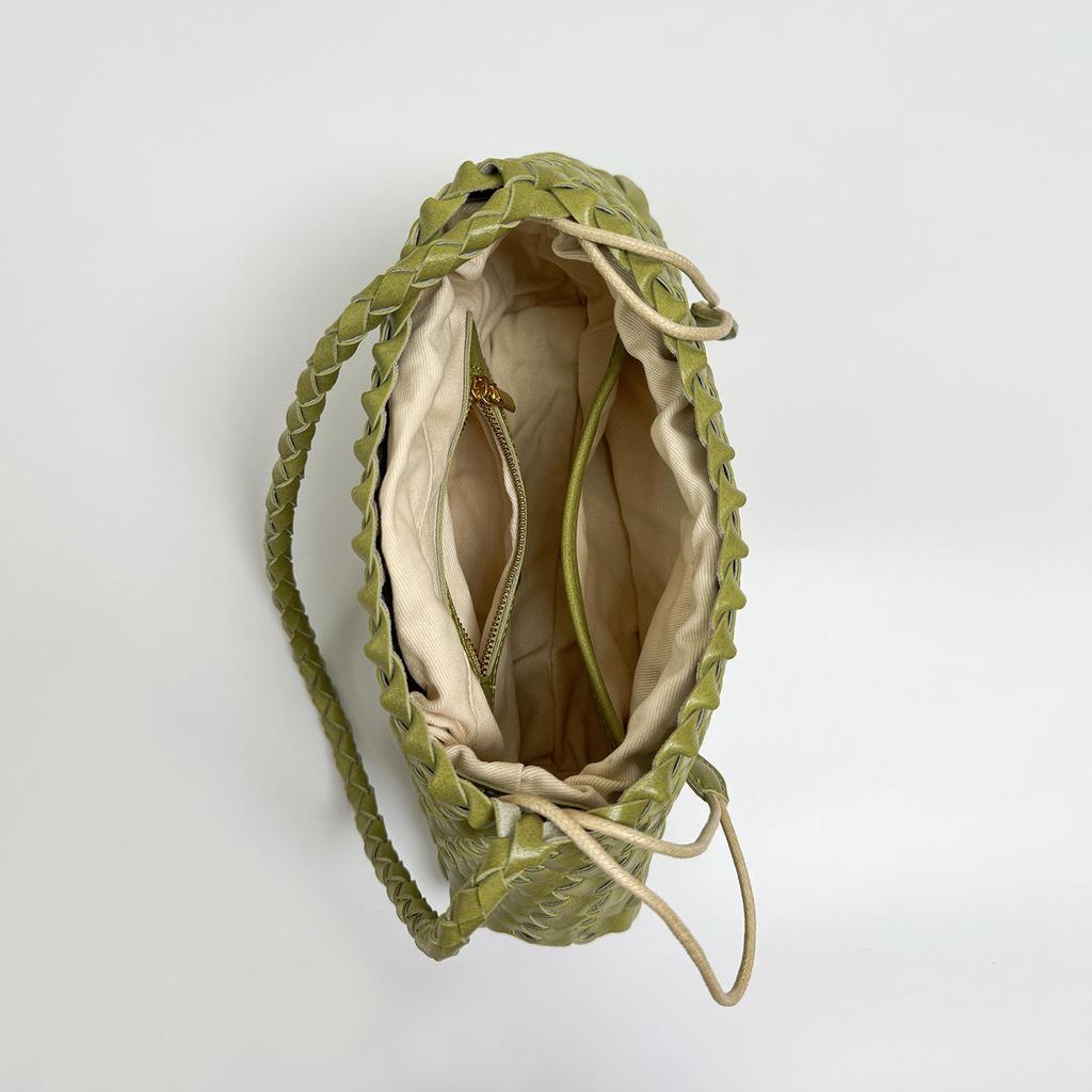 2025 Hand-Woven French Market Basket: A Versatile Underarm and Shoulder Handbag