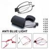 Gift Case Foldable Reading Glasses +1.00 To +4.00 Strength Men Women Anti Blue Light Farsightedness Eyewear