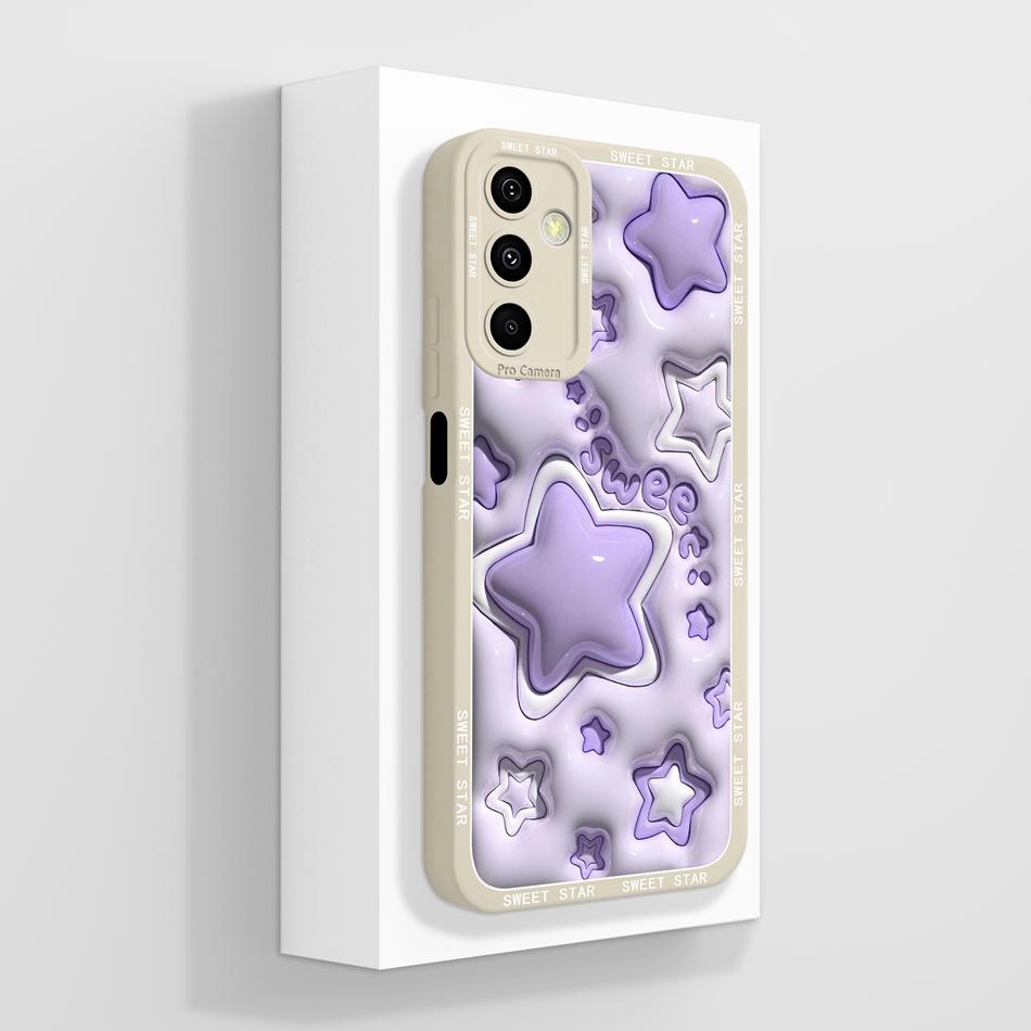 Covers For Samsung M34 5G Case Aesthetic Soft Liquid Silicone Full Protection Phone Protector For Samsung Galaxy M 34 Back Cover