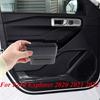 1Pair ABS Car Door Handle Boxes Case for Ford Explorer 2020 2026 2026 2026 Door Armrest Storage Box Holder Accessories