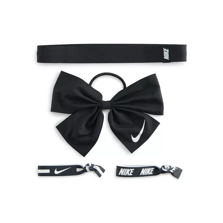 Nike Bow Headband Set Women Accessories Black N1000520010OS Black
