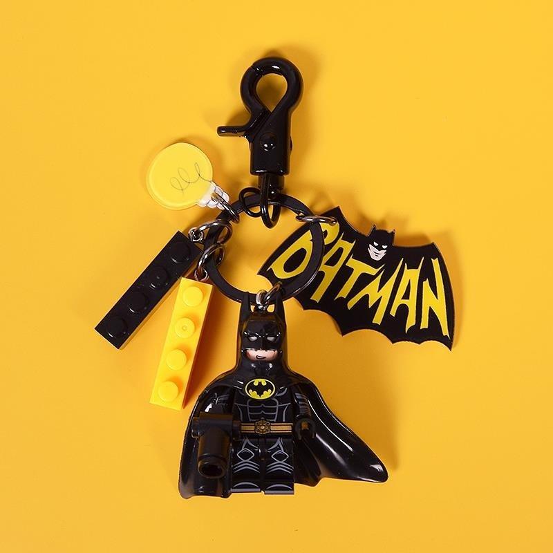 HEROCROSS Batman Anime Doll Pendant Car Keychain Pendant Children'S Backpack Pendant Accessories Gift Backpack Pendant For Boys