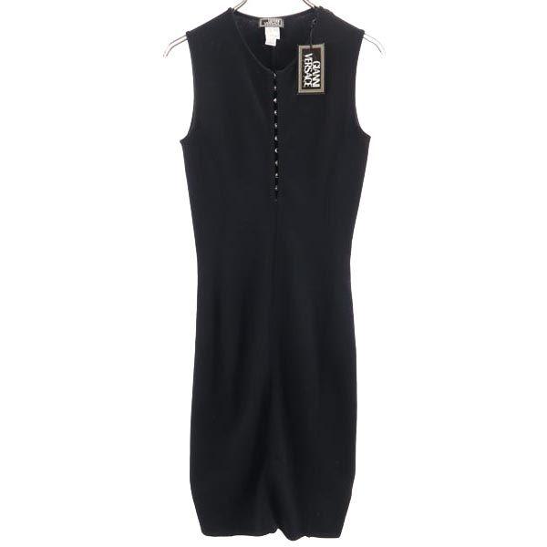 

неиспользованное Gianni Versace Сделано в Италии Шерстяная смесь Без рукавов Цельное 38 Женское Б/у