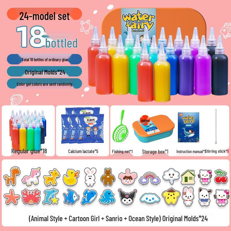 Magic Water Elf DIY Non-Toxic Educational Toy for Kids Ages 3-6