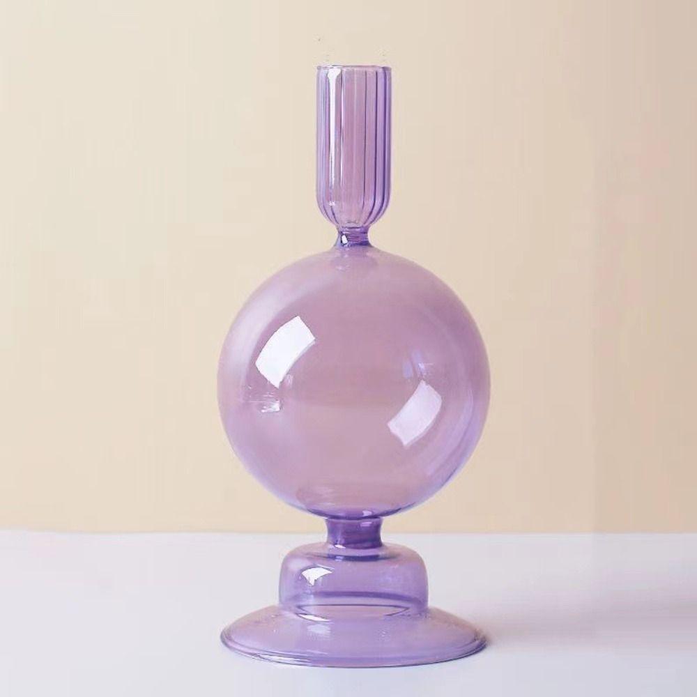 Dekoration Glas Hochzeitsparty Einlagige Vase Kerzenhalter Tischschmuck Kerzenständer