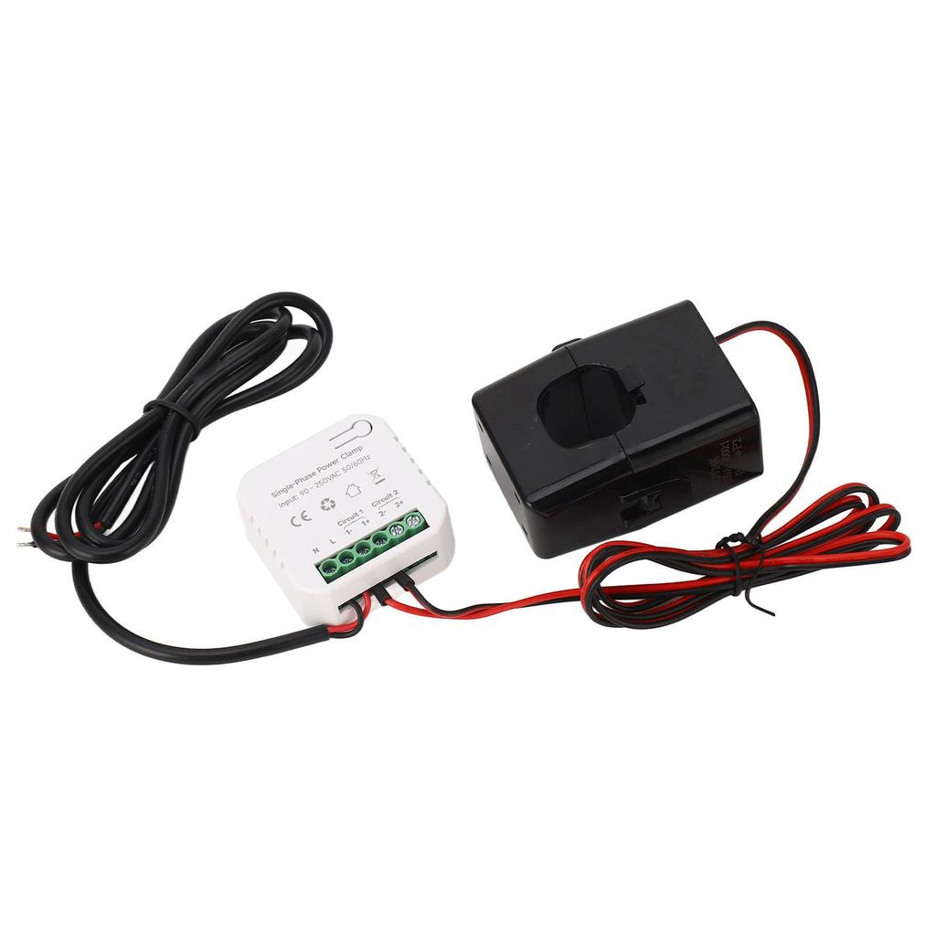 90‑250VAC Smart Energy Meter 2 Way Bilateral Real Time APP Monitor Electric Meter with 200A Current Transformer