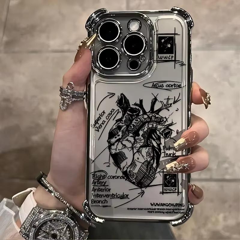 Creative Cardiovascular Model Heart Medical Phone Case for Samsung S25 S24 S23 S22 S21 S20 Note20 FE Ultra Plus 5G Cover