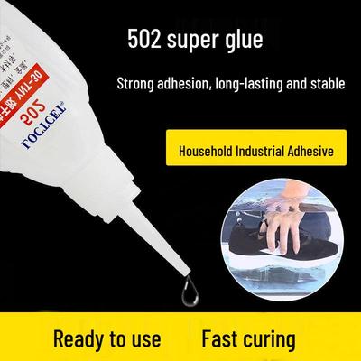 Καθολική Υπερκόλλα 502 Γρήγορου Στεγνώματος Αδιάβροχη για Επισκευή Ξύλου, Πλαστικού, Γυαλιού & Μετάλλου