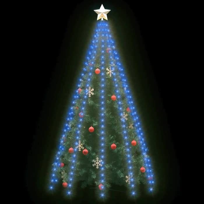 VidaXL String Lights Net Christmas Tree Decoration Christmas Ornament Wedding Living Room Home Interior 250 LED 328886
