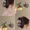 Boho Style Phalaenopsis Hair Claw Clips Beach Vacation Design Large Hair Clips for Women Thick Hair Hold
