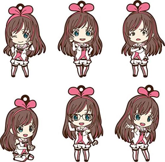 

Kizuna AI Nendoroid Plus Trading резиновый брелок 6 предметов в коробке